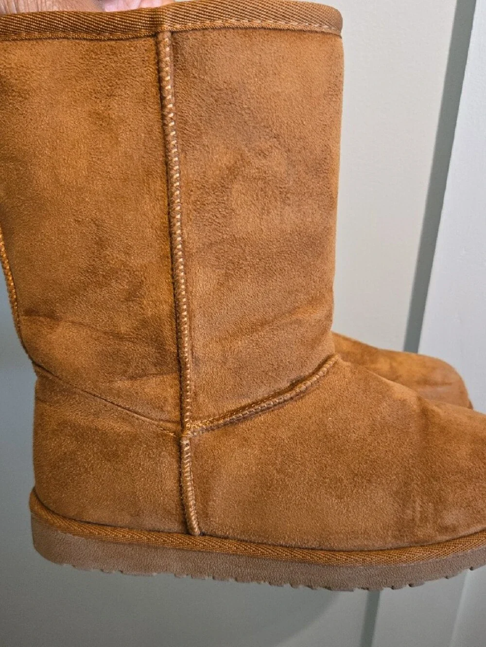 Hot Tomato Kids Brown Suede-Look Winter Boots
